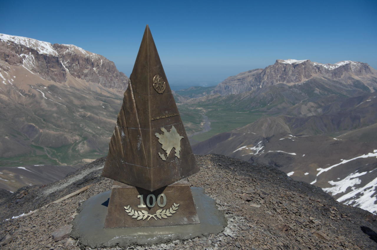 Azərbaycan Xalq Cümhuriyyətinin 100 illiyi münasibətilə yeni zirvə fəth olunub - VİDEO - FOTO