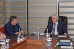 Rövnəq Abdullayev milli üzvləri ilə görüşdü - FOTO