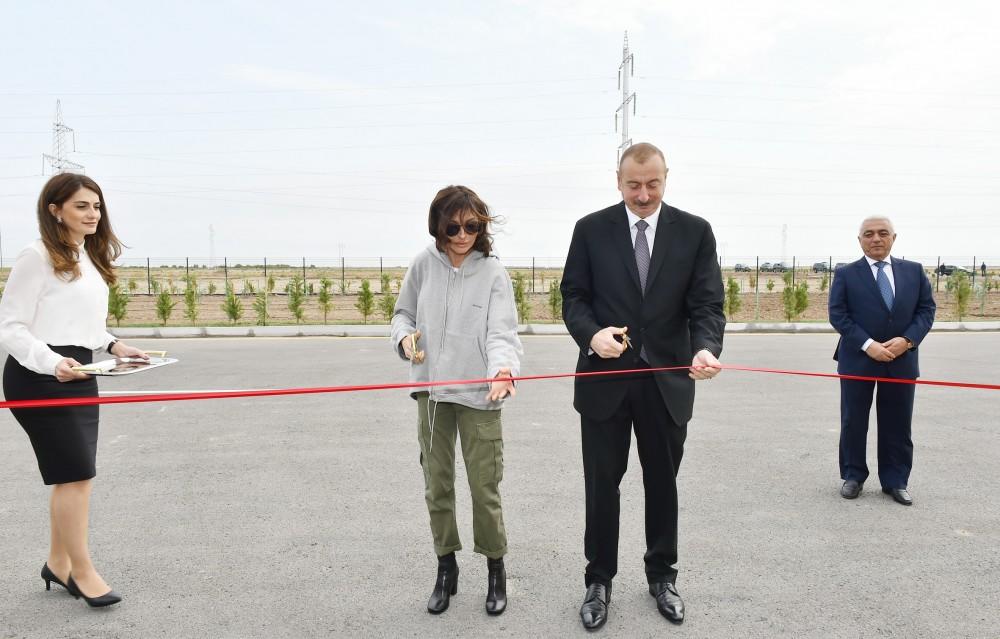Prezident İlham Əliyev və birinci xanım Mehriban Əliyeva Quba rayonuna səfər ediblər - YENİLƏNİB - FOTO