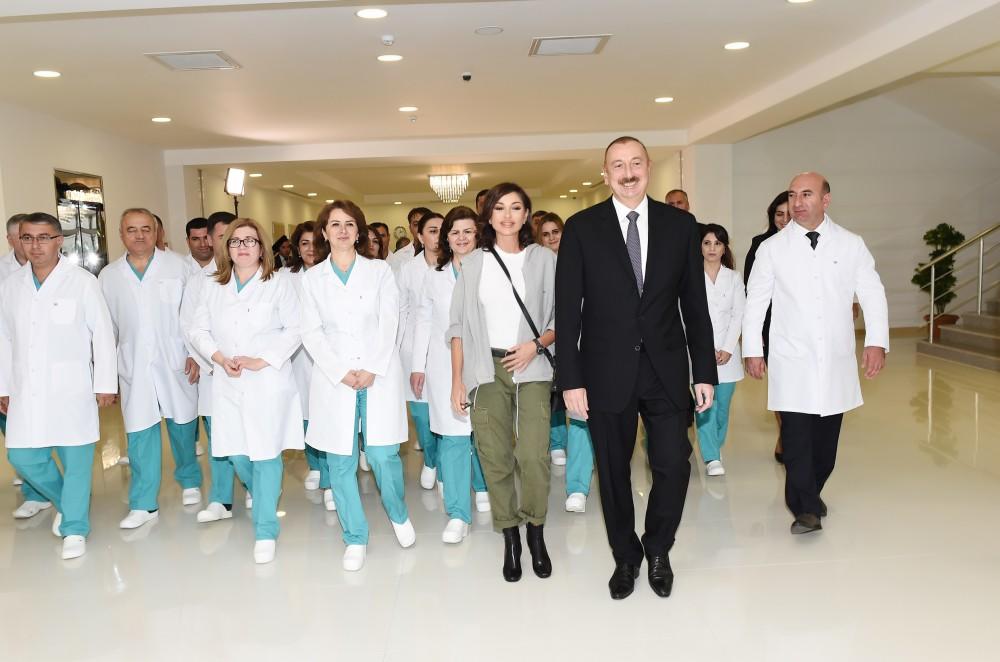 Prezident İlham Əliyev və birinci xanım Mehriban Əliyeva Quba rayonuna səfər ediblər - YENİLƏNİB - FOTO