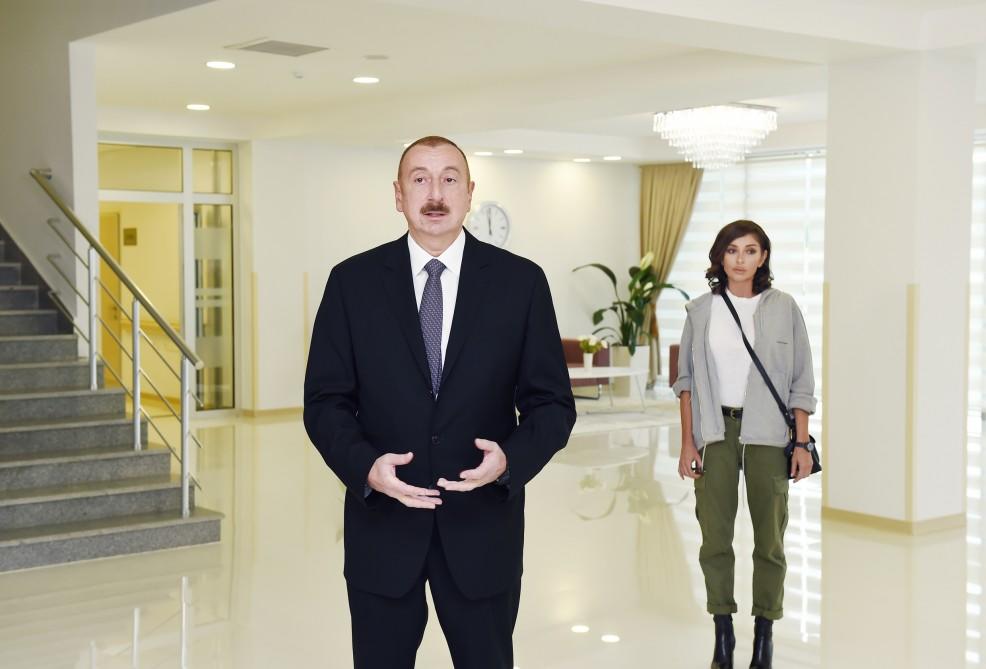 Prezident İlham Əliyev və birinci xanım Mehriban Əliyeva Quba rayonuna səfər ediblər - YENİLƏNİB - FOTO