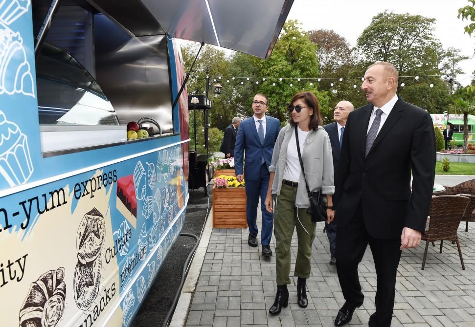 Prezident İlham Əliyev və birinci xanım Mehriban Əliyeva Quba rayonuna səfər ediblər - YENİLƏNİB - FOTO