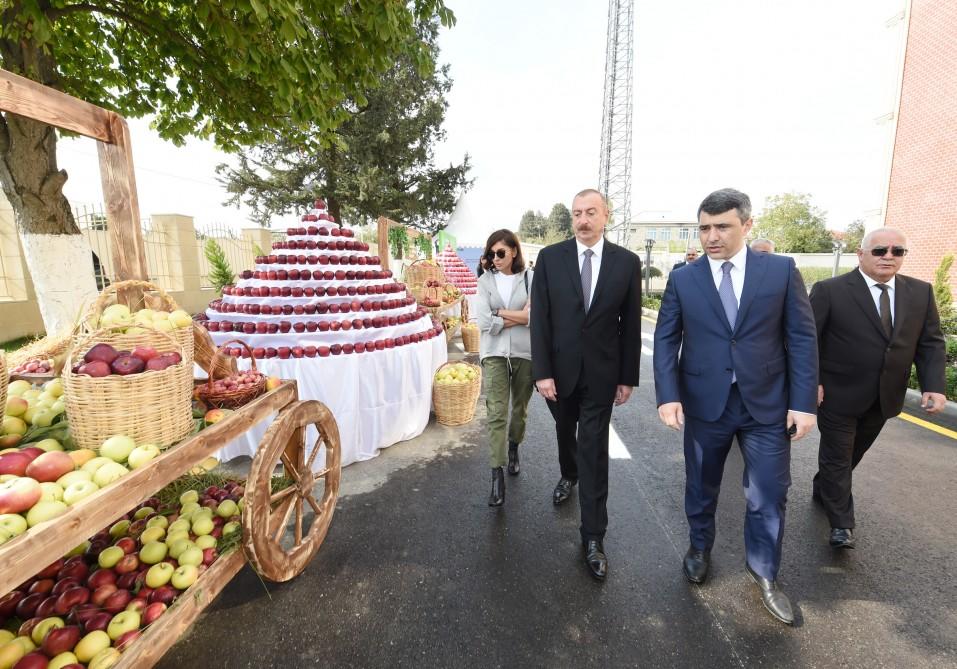 Prezident İlham Əliyev və birinci xanım Mehriban Əliyeva Quba rayonuna səfər ediblər - YENİLƏNİB - FOTO