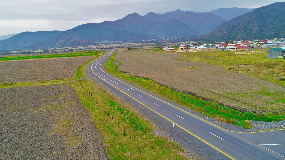 Mühüm turizm marşrutuna daxil olan Qax-Zaqatala yolu yenidən quruldu - FOTO