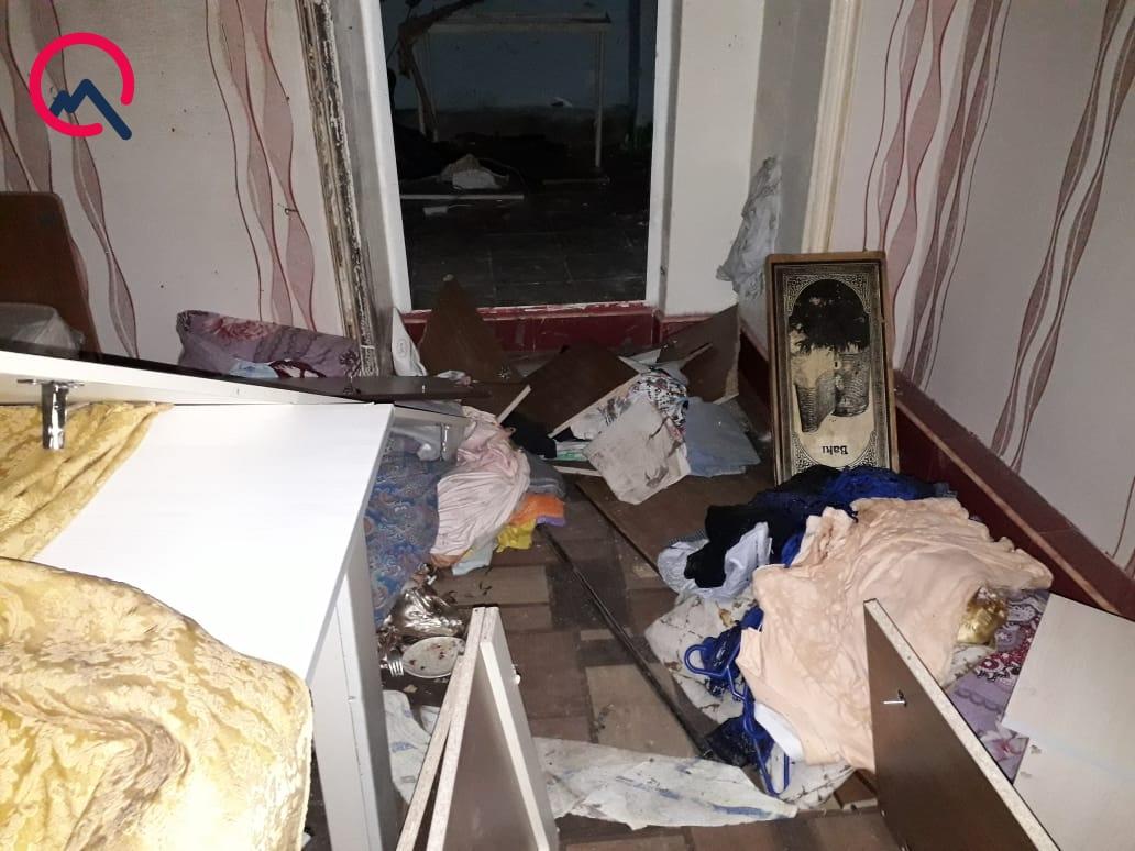 Xudatda qaz sızması nəticəsində partlayış baş verib: yaralılar var - FOTO