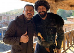 Zabit Səmədov “Diriliş Ertuğrul”un çəkiliş meydanında - <span class="color_red">FOTO</span>