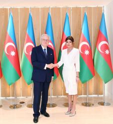 Birinci vitse-prezident Mehriban Əliyeva “Rothschild Global Financial Advisory” şirkətinin rəhbəri ilə görüşüb - FOTO