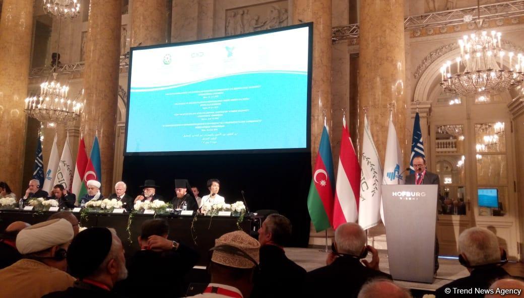 “Baku Network” Vyanada "Dinlərarası və sivilizasiyalararası əməkdaşlıqdan bəşəri həmrəyliyə" mövzusunda beynəlxalq konfransında təmsil olunur - FOTO
