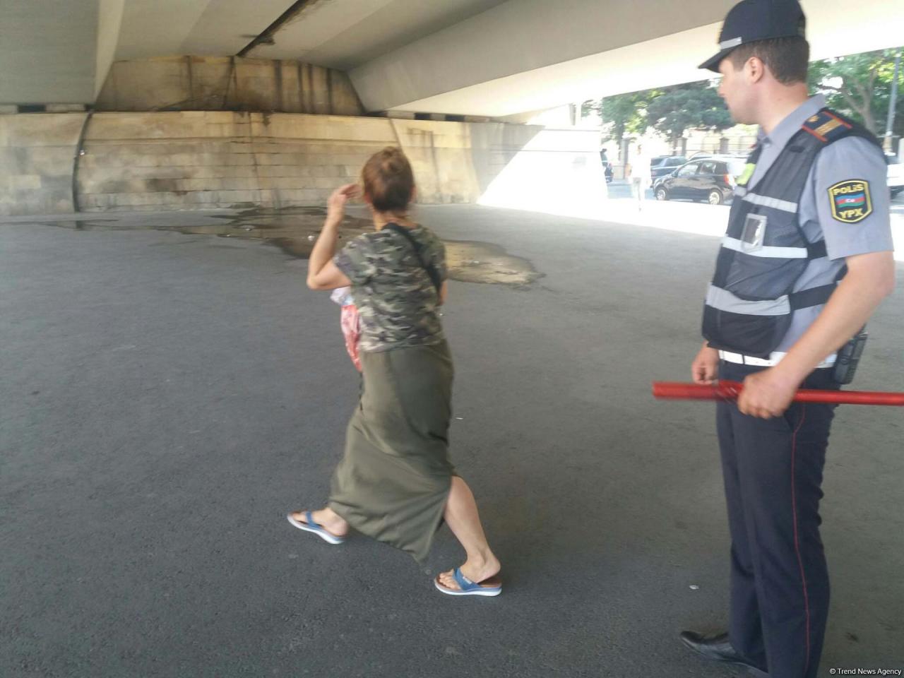 Yasamalda reyd: 150 piyada, 18 sürücü saxlanıldı - FOTO