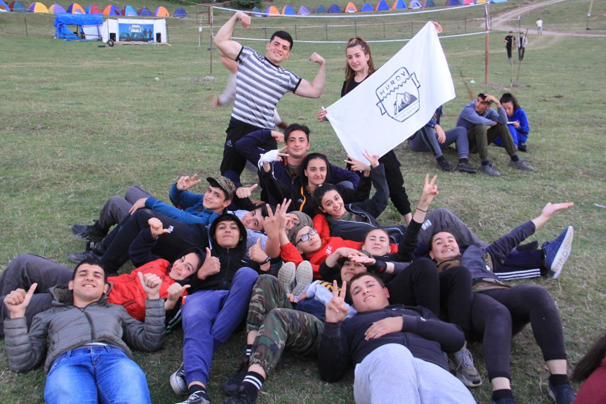 "Marş İrəli" iştirakçıları Ballıqaya ərazisində yerləşən "Hər şey vətən üçün" yazılan zirvəyə yürüş ediblər - VİDEO - FOTO