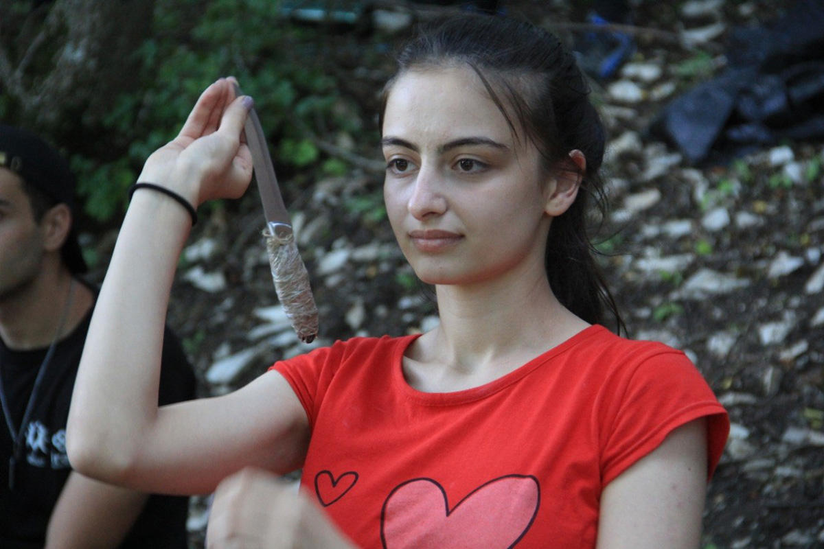 "Marş İrəli" iştirakçıları Ballıqaya ərazisində yerləşən "Hər şey vətən üçün" yazılan zirvəyə yürüş ediblər - VİDEO - FOTO