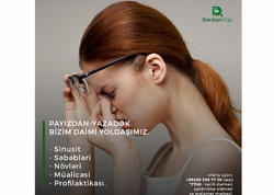 Sinusit payizdan-yazadək bizim daimi yoldaşimiz