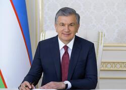 Özbəkistan Prezidenti Fəxri xiyabanda Ulu Öndər Heydər Əliyevin xatirəsini anıb
