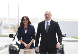 İlham Əliyev və Mehriban Əliyeva Pekində ziyafətdə iştirak edib