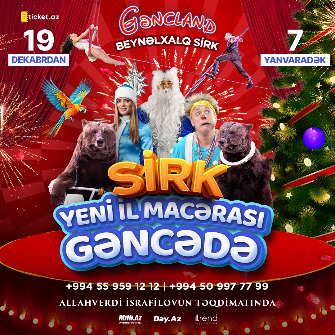 Gəncə şəhərində ölkənin ən böyük Daimi Sirk Şapitosu quraşdırıldı ...
