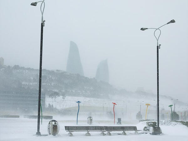 Bakıya sulu qar yağacaq, temperatur düşəcək - XƏBƏRDARLIQ