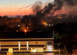 Rusiyada neft emalı zavodu vuruldu