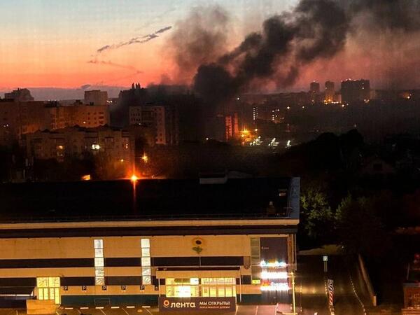 Rusiyada neft emalı zavodu vuruldu