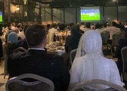 Bəylə-gəlin futbola görə toylarını dayandırdılar - <span class="color_red"> Qəribə olay - VİDEO</span>