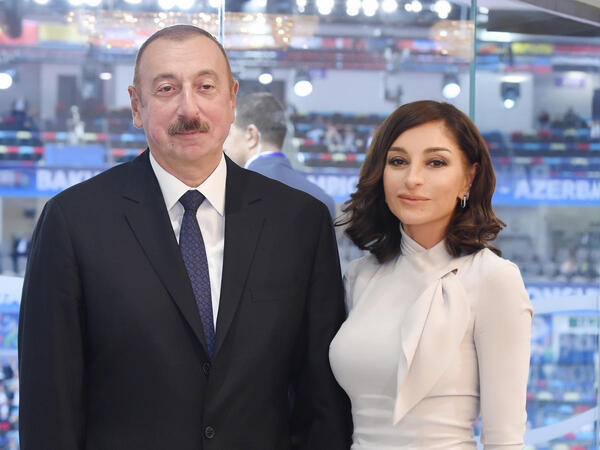 İlham Əliyev və Mehriban Əliyevа Moskvanın və Bütün Rusiyanın Patriarxı Kirill ilə görüşüblər
