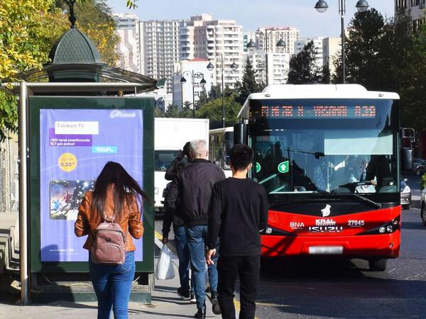 Fevralın 1-dən bu marşrut üzrə avtobusların hərəkət sxemi müvəqqəti dəyişdirilir