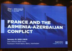 Bakıda “Fransa və Ermənistan-Azərbaycan münaqişəsi” mövzusunda konfransı başladı