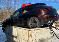 Kişi arvadına aldığı &quot;Porsche Macan&quot;ı zibilliyə atdı - FOTO