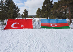 Azərbaycan və Türkiyə hərbçiləri bir arada - FOTO