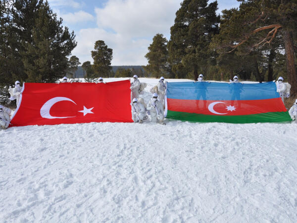 Azərbaycan və Türkiyə hərbçiləri bir arada - FOTO