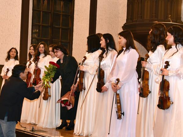 Detaşe-Sabah” violinoçular ansamblının konserti keçirilib – <span class="color_red">FOTOlar</span>