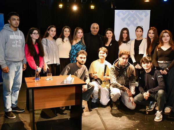 “Nəsildən-nəslə teatr” layihəsinin növbəti qonağı Nicat Kazımov olub - FOTO