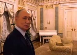 Putin ilk dəfə iş otağını göstərdi - VİDEO