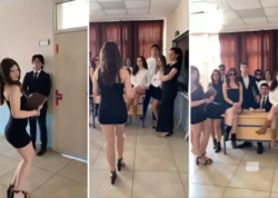 Məktəbdə çəkilən bu VİDEO qalmaqala səbəb oldu