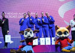 Azərbaycan komandası Bakıda keçirilən &quot;Bədii gimnastika üzrə Avropa Kuboku&quot;nda qızıl medal qazandı - FOTO