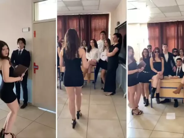 Məktəbdə çəkilən bu VİDEO qalmaqala səbəb oldu