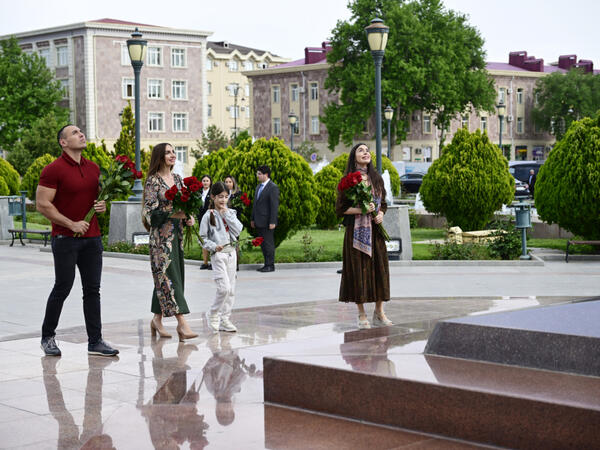 Leyla Əliyeva və Arzu Əliyeva Naxçıvana səfər ediblər - FOTO