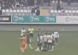 Bakıda keçirilən matçda dava - <span class="color_red">VİDEO</span>