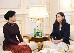 Mehriban Əliyevanın vyetnamlı Baş katibin xanımı ilə görüşü olub - <span class="color_red">FOTO</span>