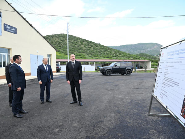 “Qoç Ət” Kəndli Fermer Təsərrüfatı MMC-nin Xocalının Xanabad kəndindəki heyvandarlıq kompleksinin açılışı olub - FOTO