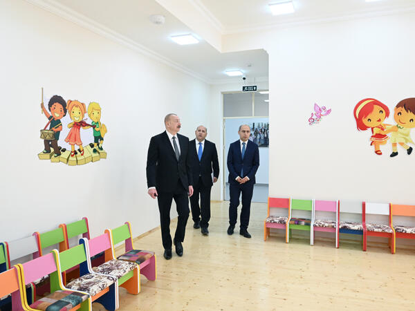 Ağdamın Kəngərli kəndində körpələr evi-uşaq bağçasının açılışı olub - FOTO