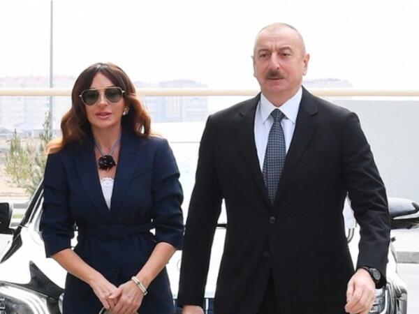 İlham Əliyev və birinci xanım Ağdam Muğam Mərkəzinin açılışında