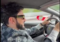Yusif Eyvazov &quot;Lamborgini&quot;ni 300-lə sürdü - <span class="color_red">VİDEO</span>