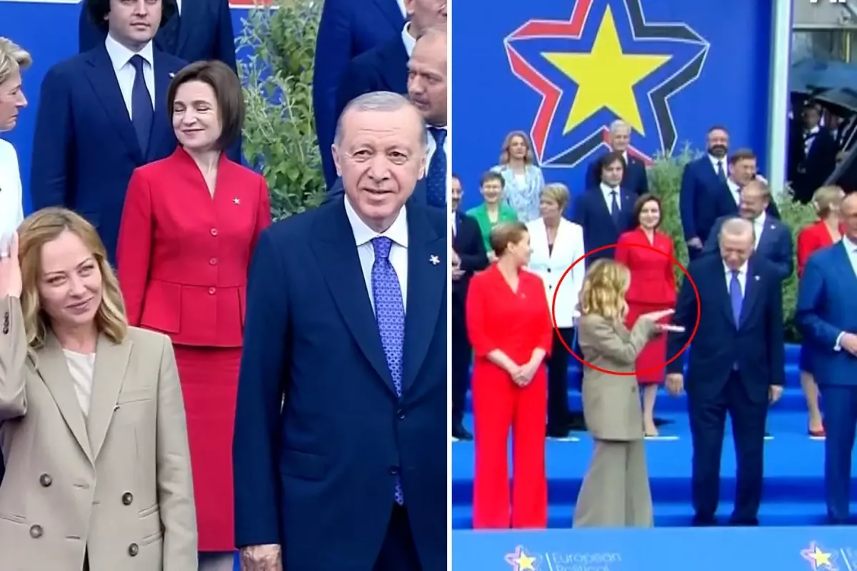 Meloni ilə Ərdoğan arasında maraqlı anlar – VİDEO
