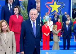 Meloni ilə Ərdoğan arasında maraqlı anlar – VİDEO