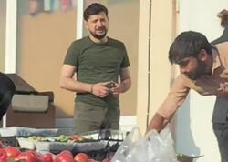 Bakıda Zelenskinin oxşarı tapıldı - Bankomatdan pul çıxardır - VİDEO