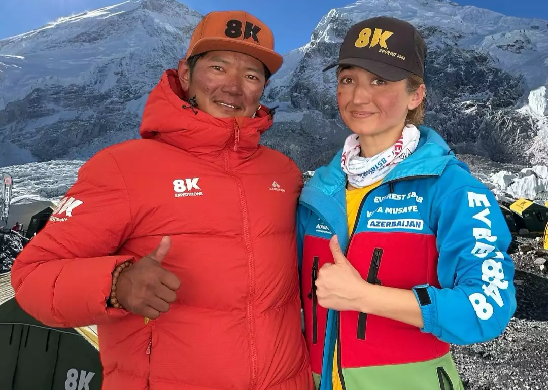 Azərbaycanlı qadın  “Everest”i fəth etdi - Tarix yazdı -
