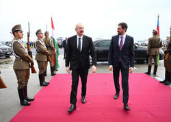 İlham Əliyevin Macarıstana işgüzar səfəri başa çatıb - <span class="color_red">FOTO</span>