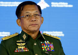 Myanma lideri Prezident İlham Əliyevi təbrik edib