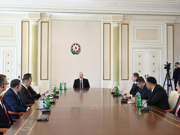 Prezident İlham Əliyev TDT-nin daxili işlər nazirlərini qəbul edib - FOTO