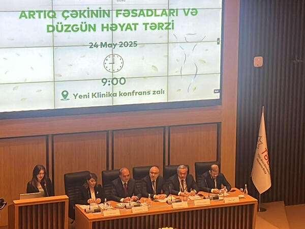&quot;Artıq çəkinin fəsadları və düzgün həyat tərzi&quot; adlı konfrans başladı
